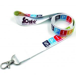 Lanyard personalizado con gancho metálico