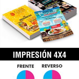 Flayer 1/2 carta (4x4)