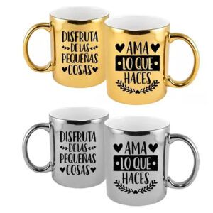 Taza espejo personalizada