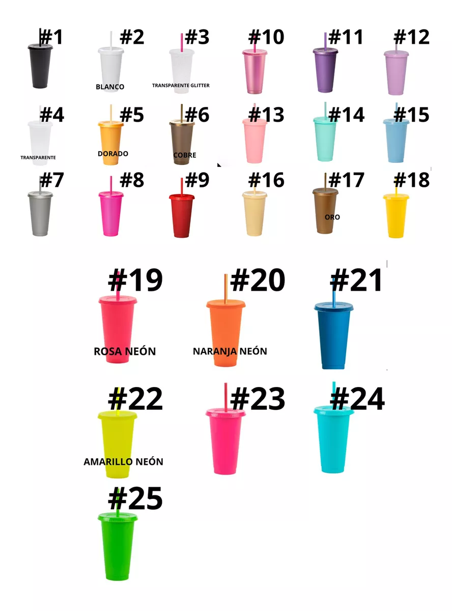 colores vasos